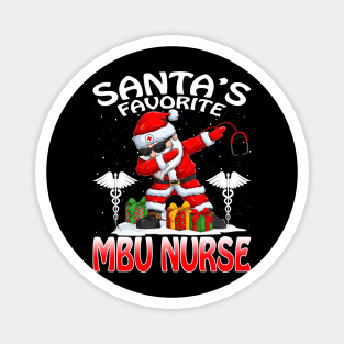 Santas Favorite Mbu Nurse Christmas T Shirt Magnet